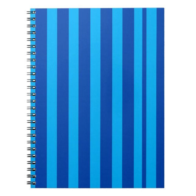 Blauer Streifen Notizblock (Vorderseite)