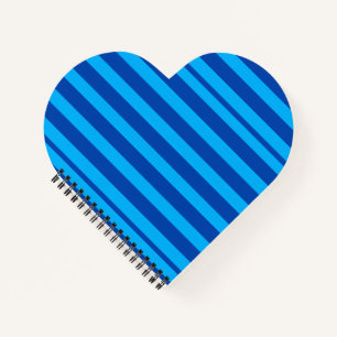 Blauer Streifen Notizbuch