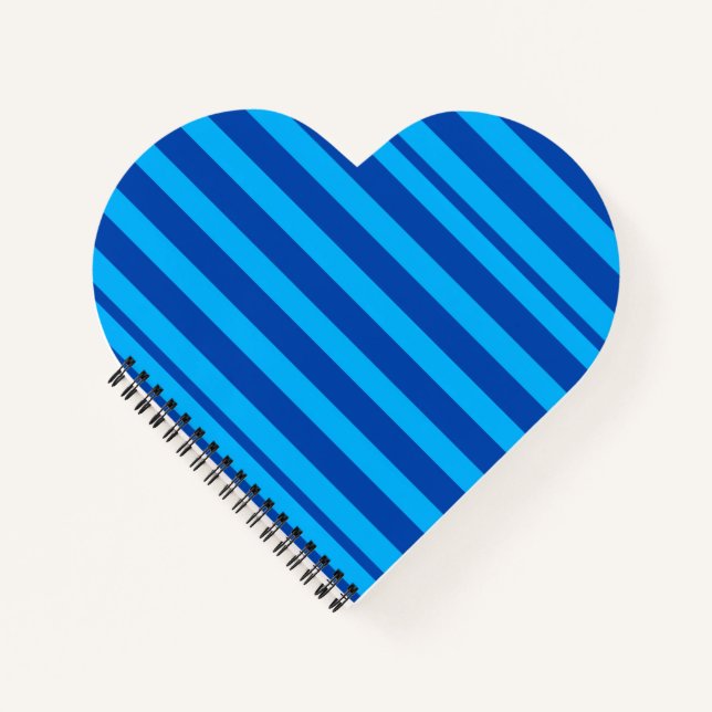 Blauer Streifen Notizbuch (Vorderseite)