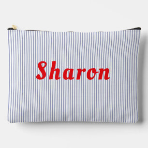 Blauer Streifen, rote Buchstaben Accessoires Beute Zubehörtasche