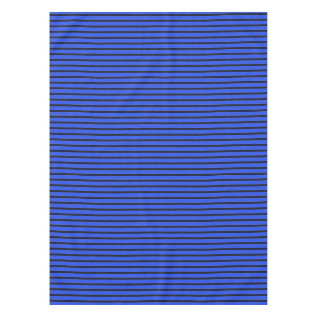 Blauer Streifen Tischdecke (Vorderseite)