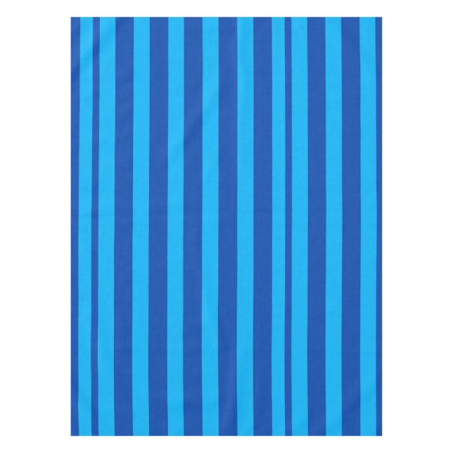 Blauer Streifen Tischdecke (Vorderseite)