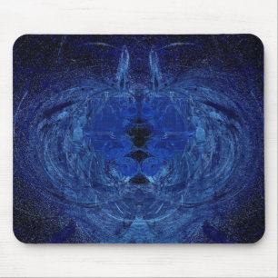 Blauer Strudel Mousepad