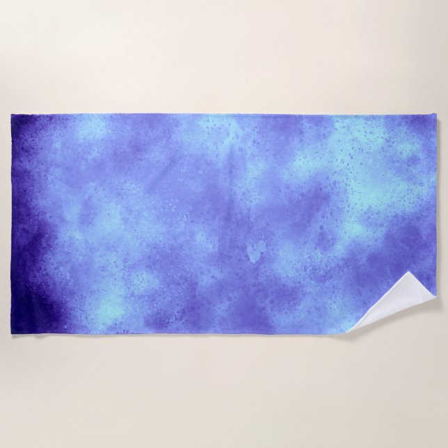 Blauer Sturmwolkeneffekt Strandtuch (Vorderseite)