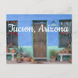 Blauer Südwesten Zuhause Tucson, Arizona Postkarte