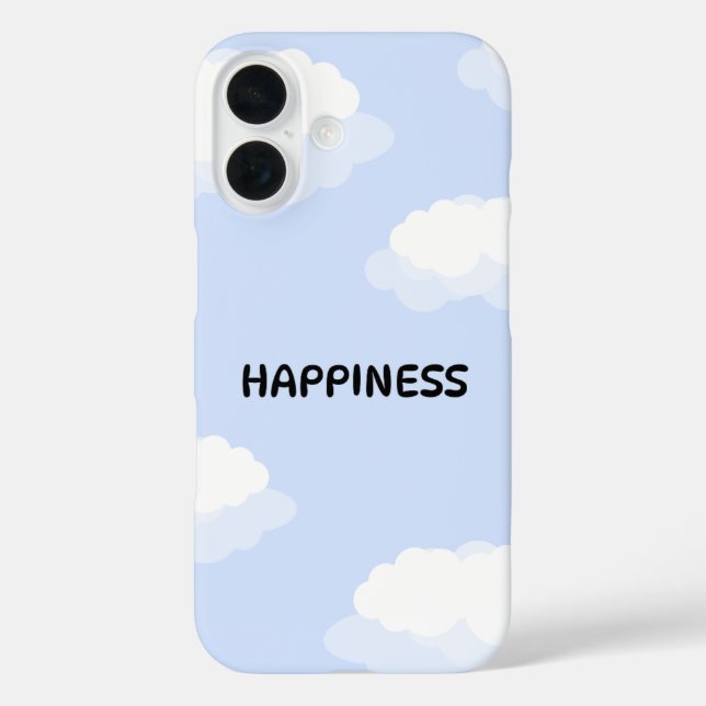 Blauer süßer Telefon-Schutz Case-Mate iPhone Hülle (Rückseite)