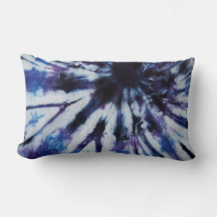 Blauer Swirl Lendenkissen