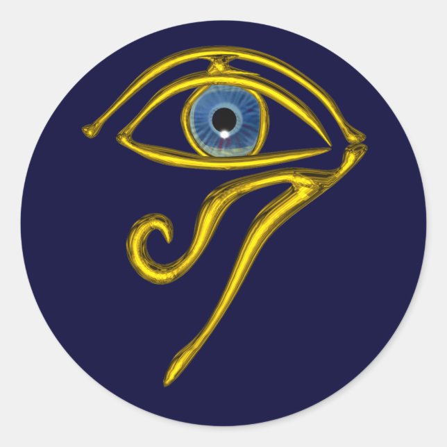 BLAUER TALISMAN, Detail Runder Aufkleber (Vorderseite)