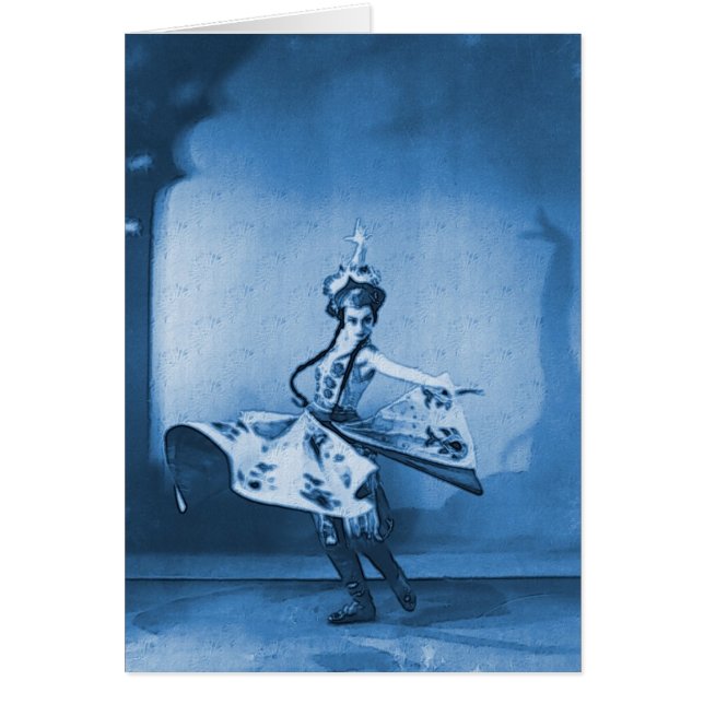 Blauer Tänzer Digitale Kunst (Vorne)