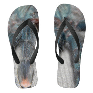 Blauer Tarantel Flip Flops