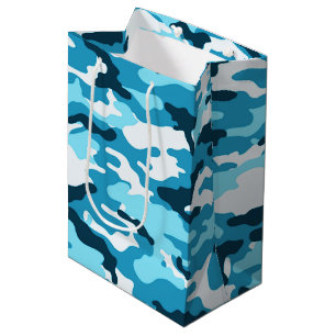 Blauer Tarnbeutel Mittlere Geschenktüte