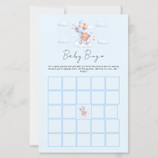 Blauer Teddybär-Jungen-Baby-Party
