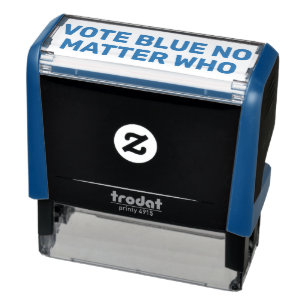Blauer Text, egal, wer den eigenen Text hat Permastempel