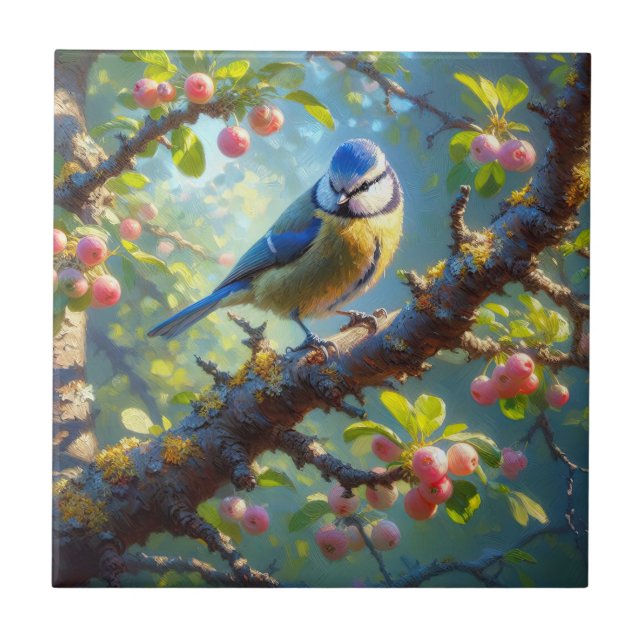 Blauer Titer 1 Fliese (Vorderseite)