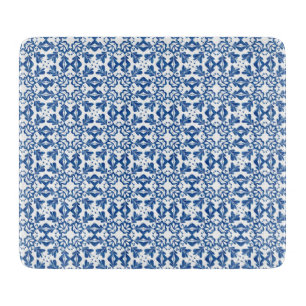 Blauer Ton Schneidebrett