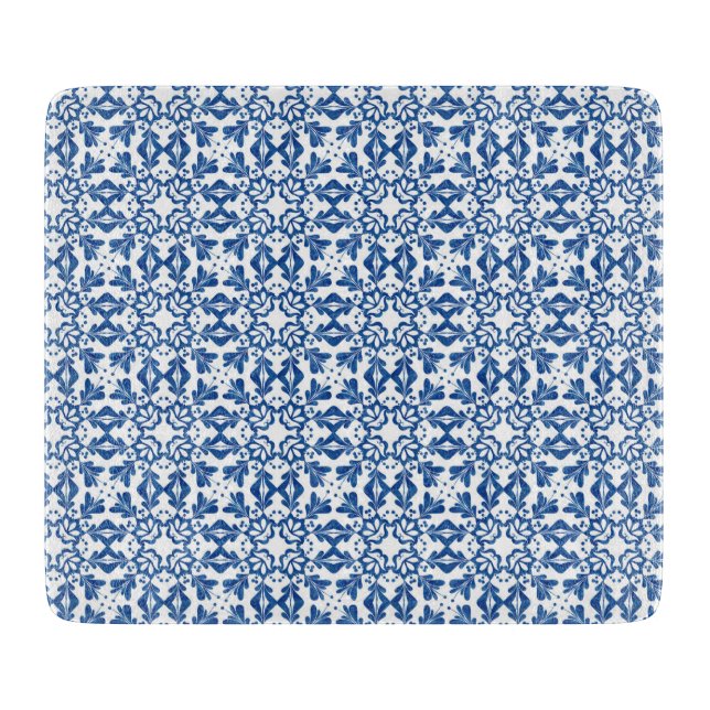 Blauer Ton Schneidebrett (Vorderseite)