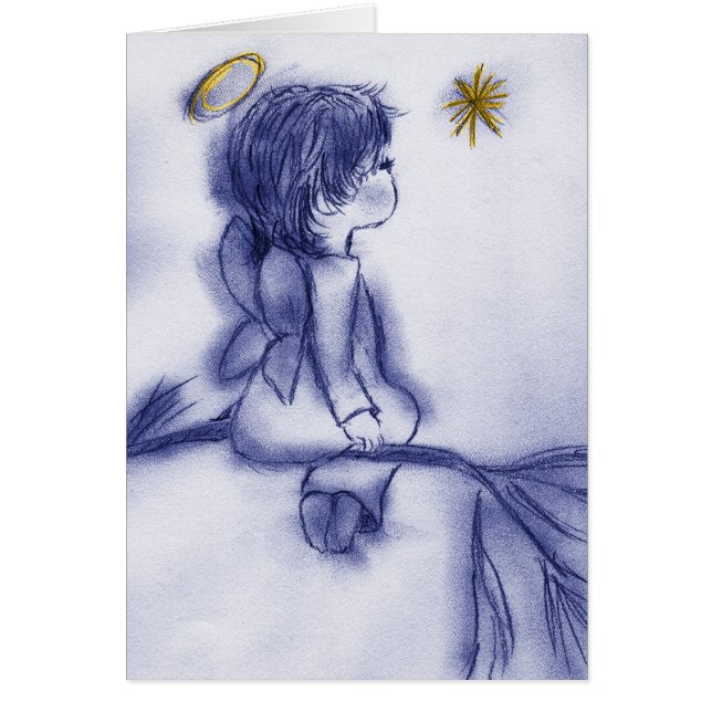 blauer Tönungsengelswunsch (Vorne)