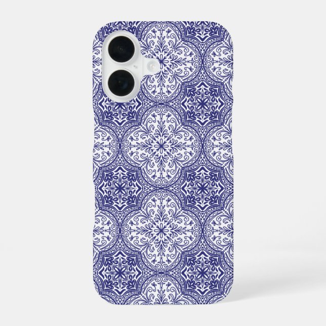 Blauer Tor iPhone 16 Hülle (Rückseite)