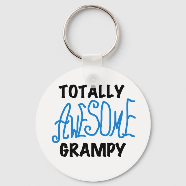 Blauer Total Phantastische graue Hemden und Gesche Schlüsselanhänger (Vorderseite)