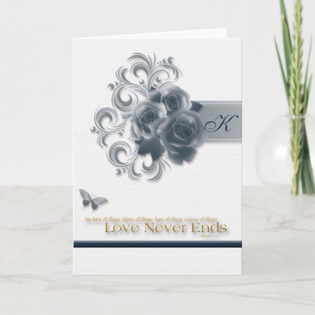 Blauer Traum Einladung (Vorderseite)