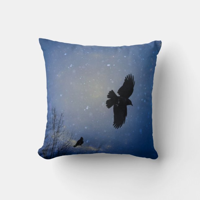Blauer Traum Kissen (Vorderseite)