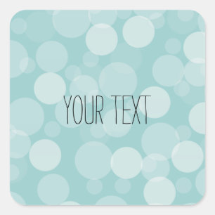 Blauer Traum Quadratischer Aufkleber