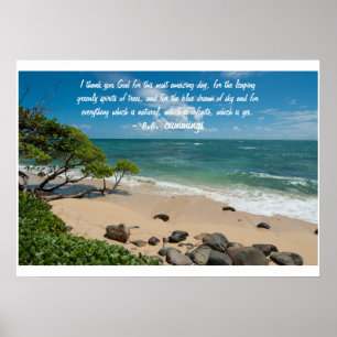 Blauer Traum von Sky Poster