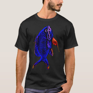 Blauer Tropenfisch T-Shirt