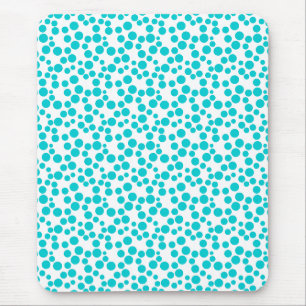 Blauer Tupfen Mousepad