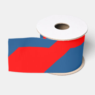 Blauer u. roter geometrischer Entwurf   irgendeine Ripsband