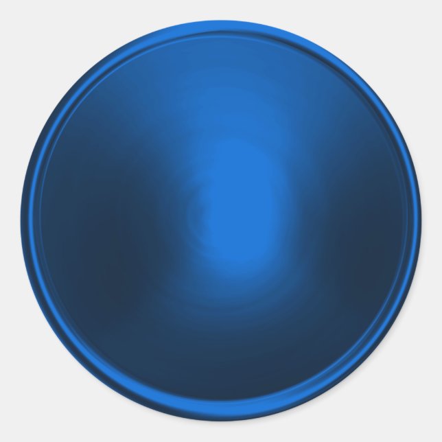 Blauer Umschlag Aufkleber (Vorderseite)