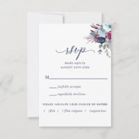 Blauer und Berry Floral mit/ohne Mahlzeiten UAWG