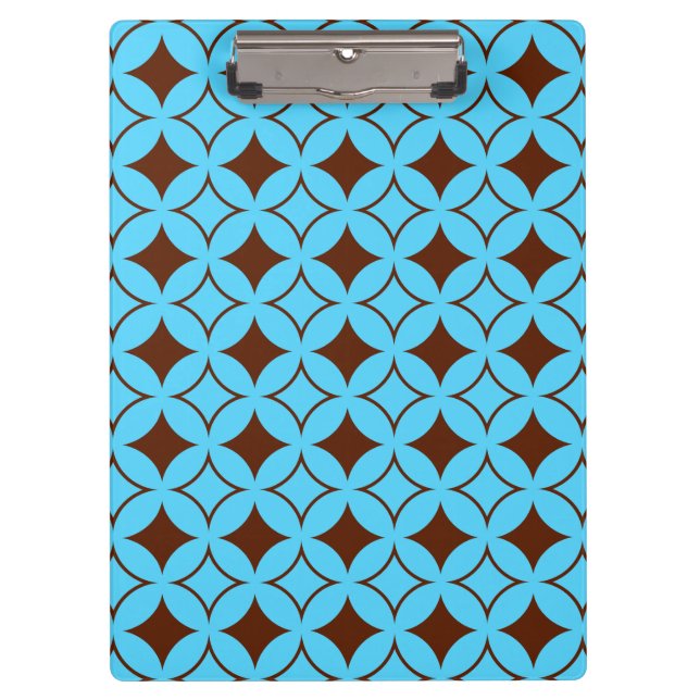 Blauer und brauner Shippo Klemmbrett (Vorderseite)