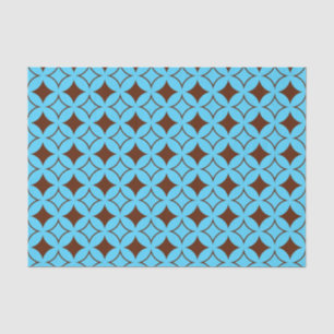 Blauer und brauner Shippo Seidenpapier