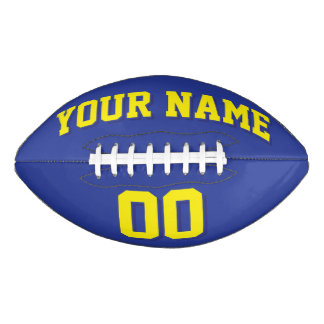 BLAUER UND GELB FOOTBALL