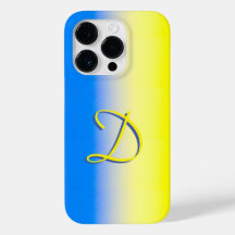 Blauer und gelber Farbverlauf Ukraine Inspiriert M