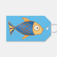 Blauer und Gelber Fisch