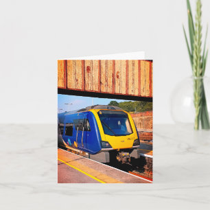 Blauer und gelber Zug, Sheffield Karte