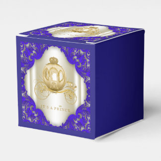 Blauer und goldener Prinz Geschenkschachtel