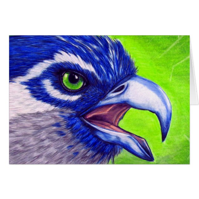 Blauer und grüner Osprey (Vorderseite (Horizontal))