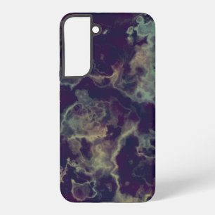 Blauer und lila Marmor Samsung Galaxy Hülle