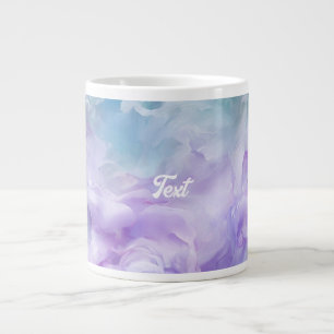 Blauer und lila Wolkenwirbel Jumbo-Tasse