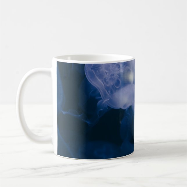BLAUER UND WEISS KAFFEETASSE (Links)