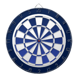 Blauer und weißer Dartboard Dartscheibe