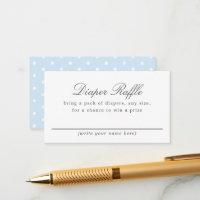 Blauer und weißer Polka DotBaby Duschduschabwasche