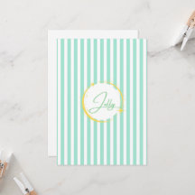 Blauer und weißer Streifen Jolly Holiday