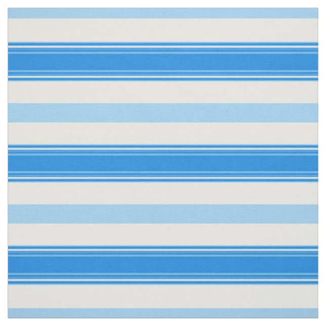 Blauer und weißer Streifen Stoff (Muster)