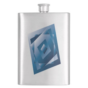 blauer Verlauf 1 Flachmann