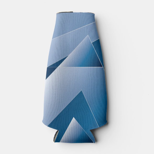 blauer Verlauf 1 Flaschenkühler (Vorderseite)