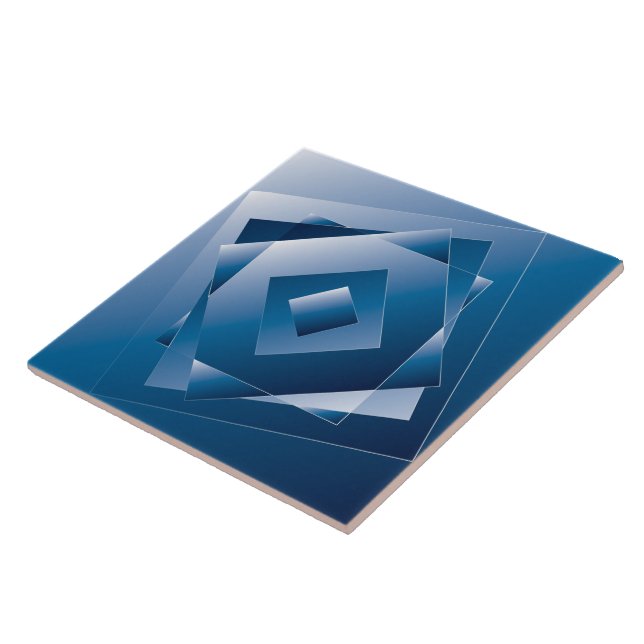 blauer Verlauf 1 Fliese (Seite)